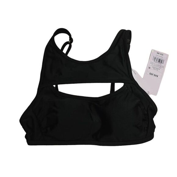 Wild Fable High Neck Cutout Black Bikini Top  XXS - Picture 1 of 3